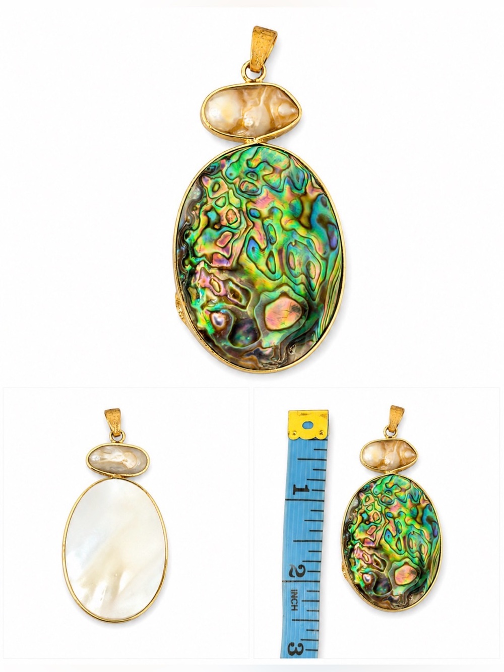 Abalone Shell Pendant - Picture 3 of 3
